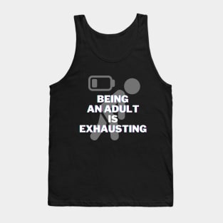 A fashionable and artistic T-shirt with the phrase "I was doing stuff" Tank Top